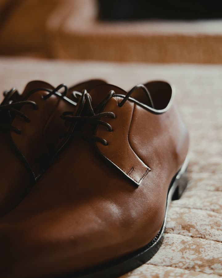 Men's Brown Lace-Up Shoes