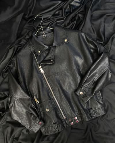 Men's Black Leather Jacket
