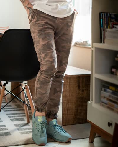 Men's Brown Cargo Trousers