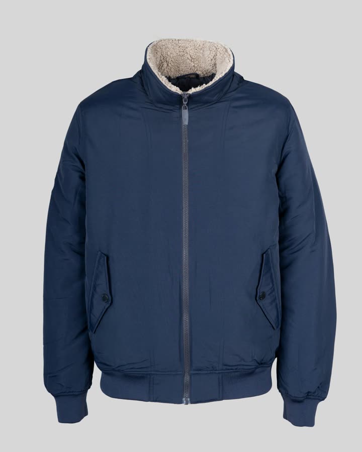 Men's Navy Bomber Jacket