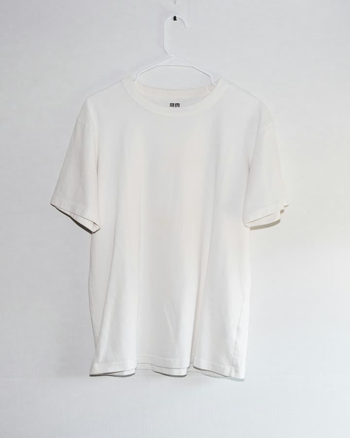 Women's Relaxed Fit Ecru T-Shirt