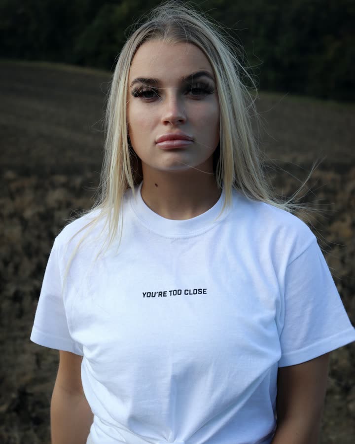 Women's Print White T-Shirt